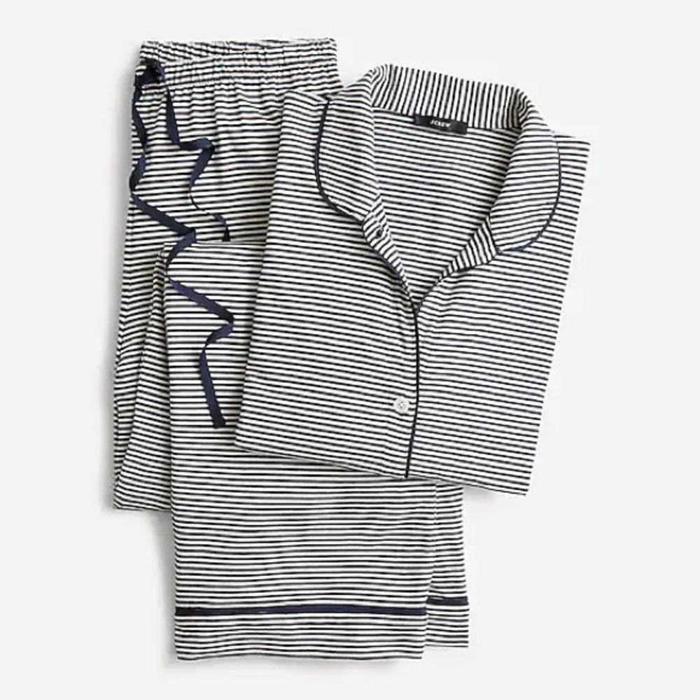 NWT - J.Crew Eco Dreamiest Long-Sleeve Pajama Set - Size Small